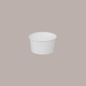 Coppetta Gelato Dessert Piccola Carta Bianca Politenata 80cc 250 Pz [a6ba77ce]
