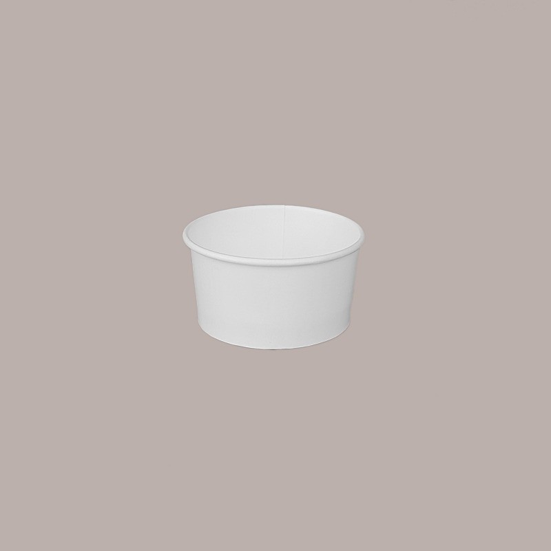Coppetta Gelato Dessert Piccola Carta Bianca Politenata 120cc 250 Pz [912f2bb1]