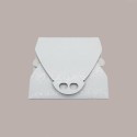 Scatola Porta Torta Cartoncino Bianco Damascato 41x41H7cm 5 Pz [7ae911a4]