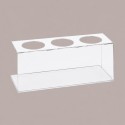Distributore Dosatore Salse e Creme 3 Dispenser 1650 ml in Plexiglass, Acciaio e Finiture Bianche [0ab06e11]