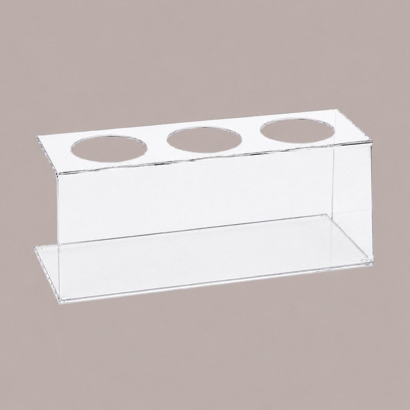 Supporto Trasparente a 3 Fori per Dispenser Salse Creme Spalmabili Marmellate da 1650 ml [a2a97851]