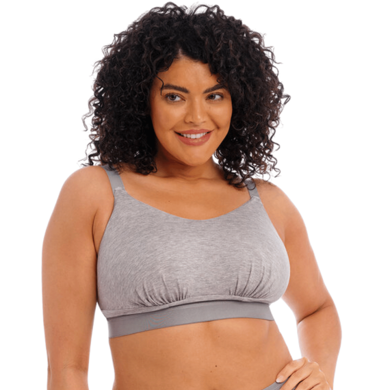 Bralette cotone Downtime  grigio di Elomi