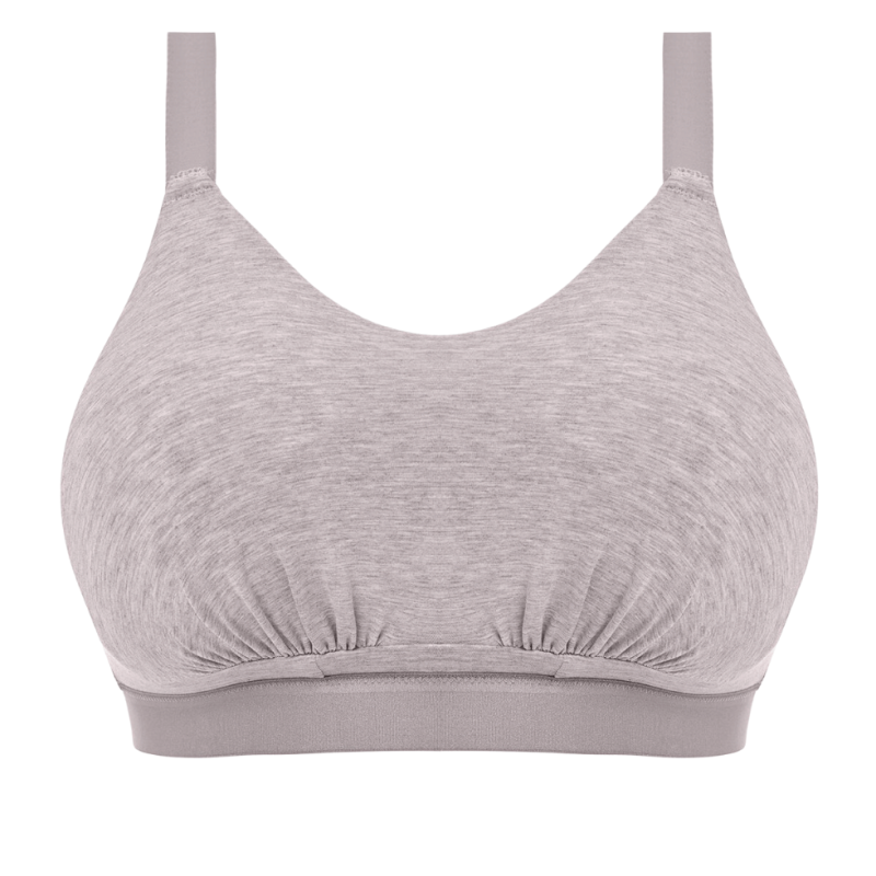 Bralette cotone Downtime  grigio di Elomi