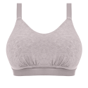 Bralette cotone Downtime  grigio di Elomi