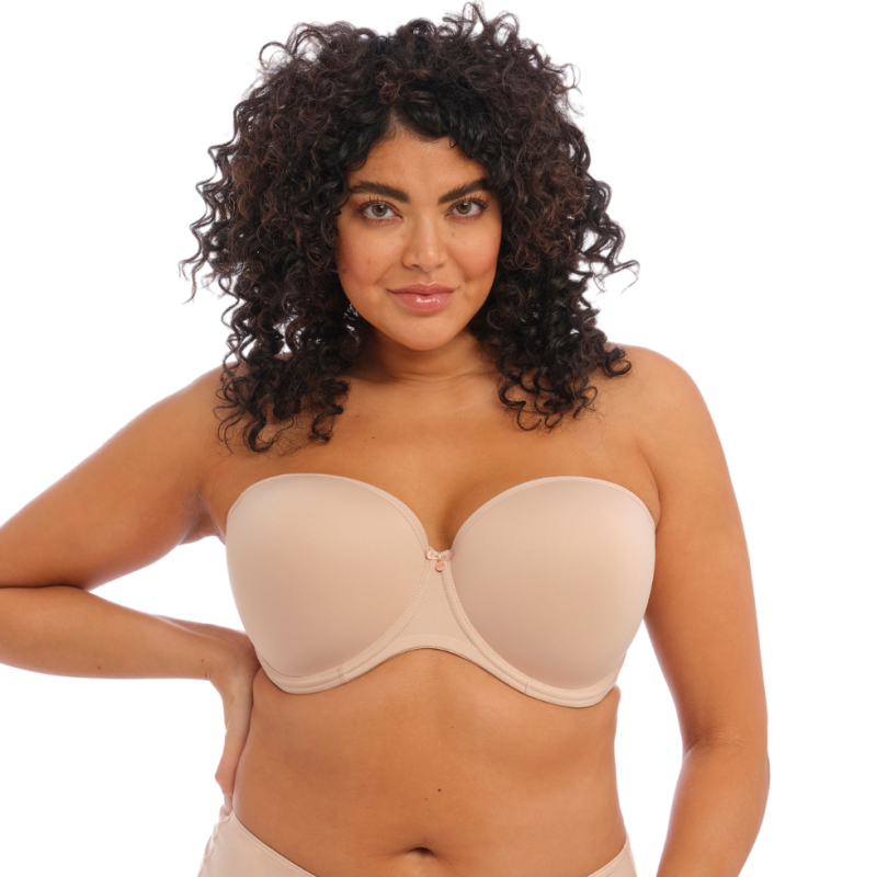 Reggiseno a fascia per seno grande in coppe differenziate Elomi Smooth