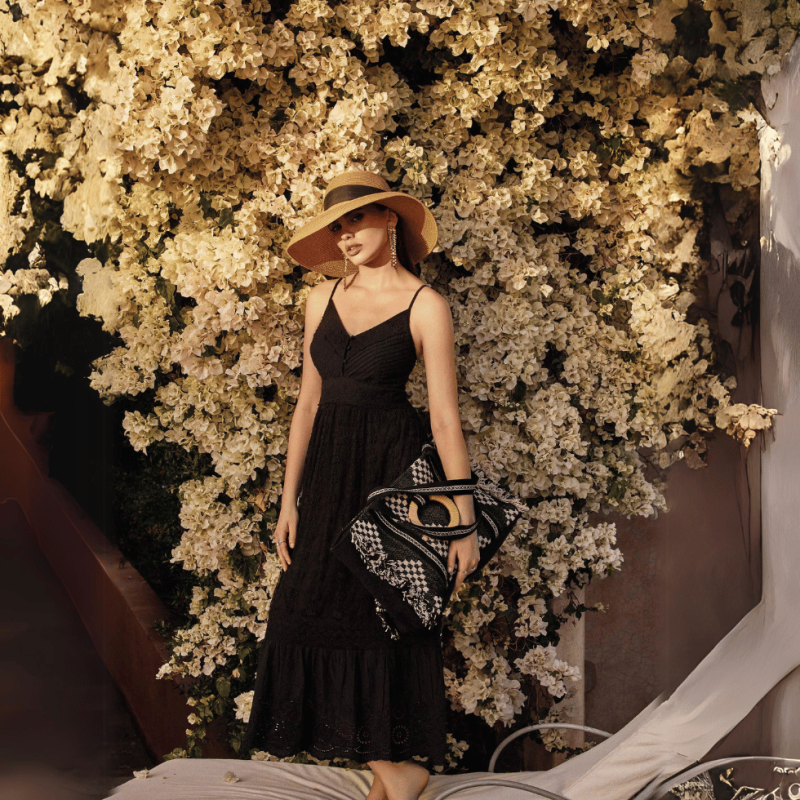 Borsa mare nera Sara di David