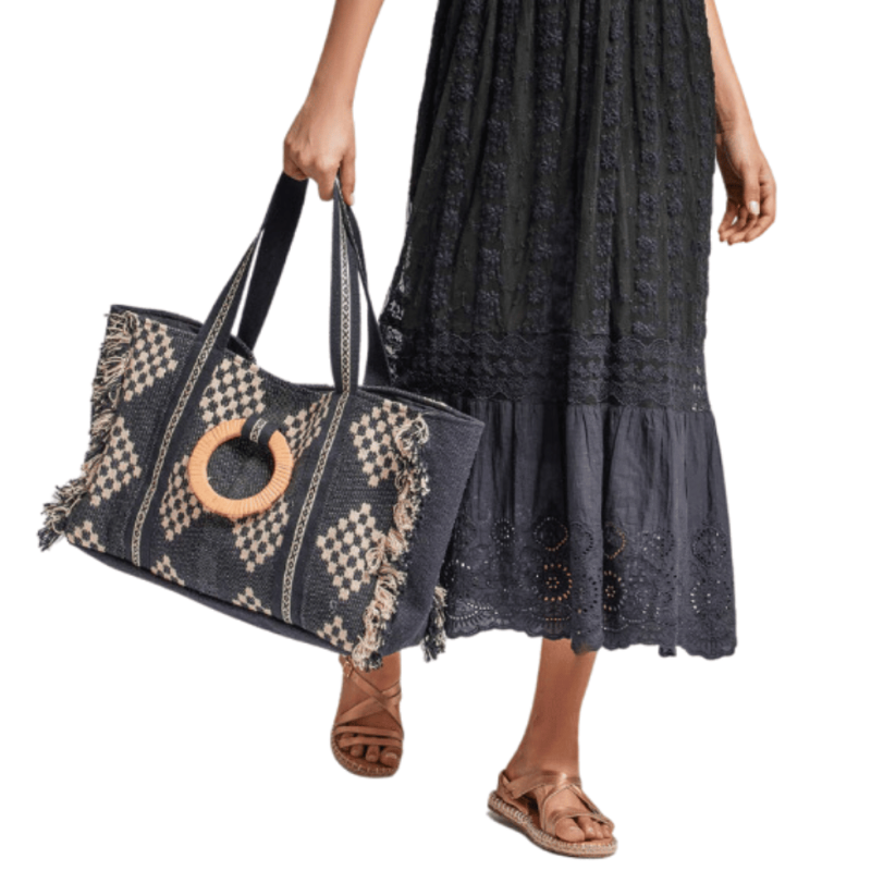 Borsa mare nera Sara di David