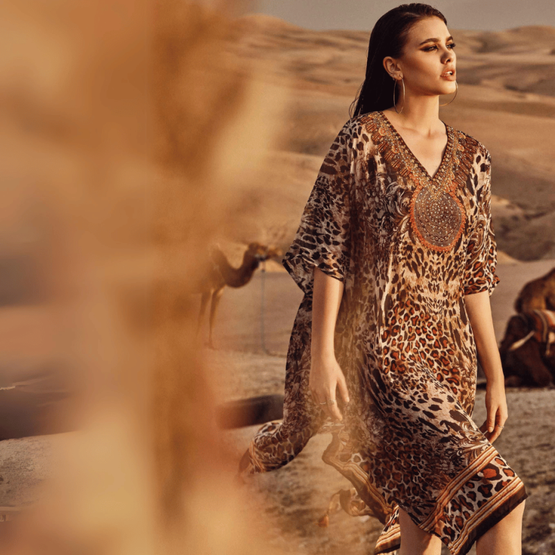 Poncho Tango animalier by David