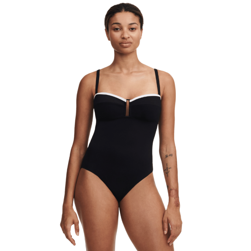 Intero a fascia nero Authentic Chantelle