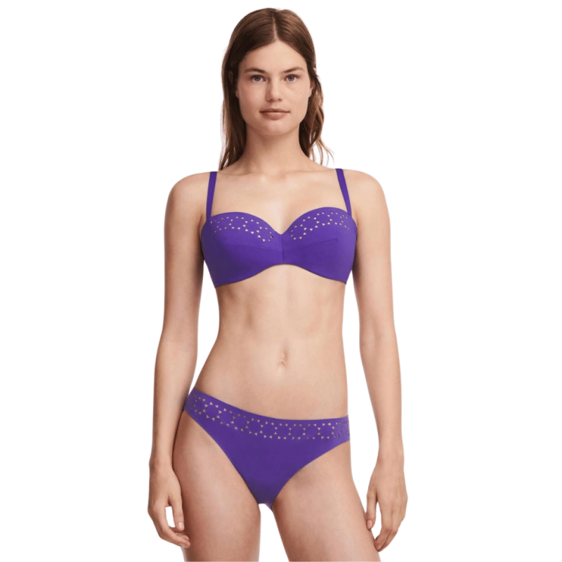 Bikini due pezzi Pure Solar viola Chantelle