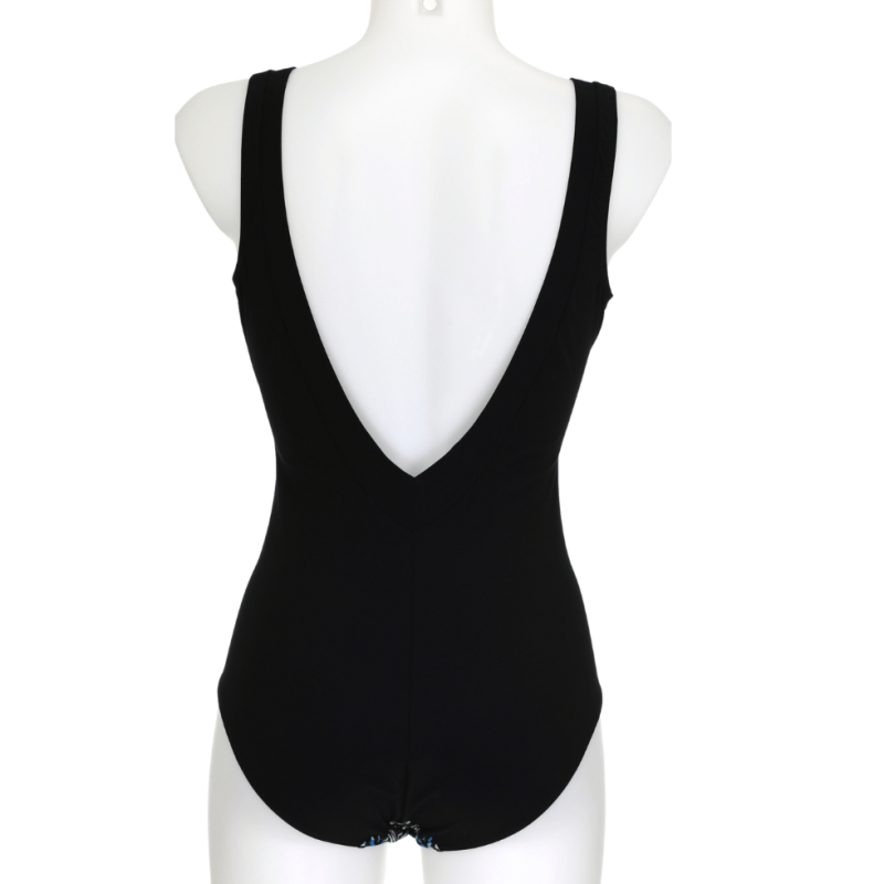 Costume intero nero multicolor modellante Sunflair