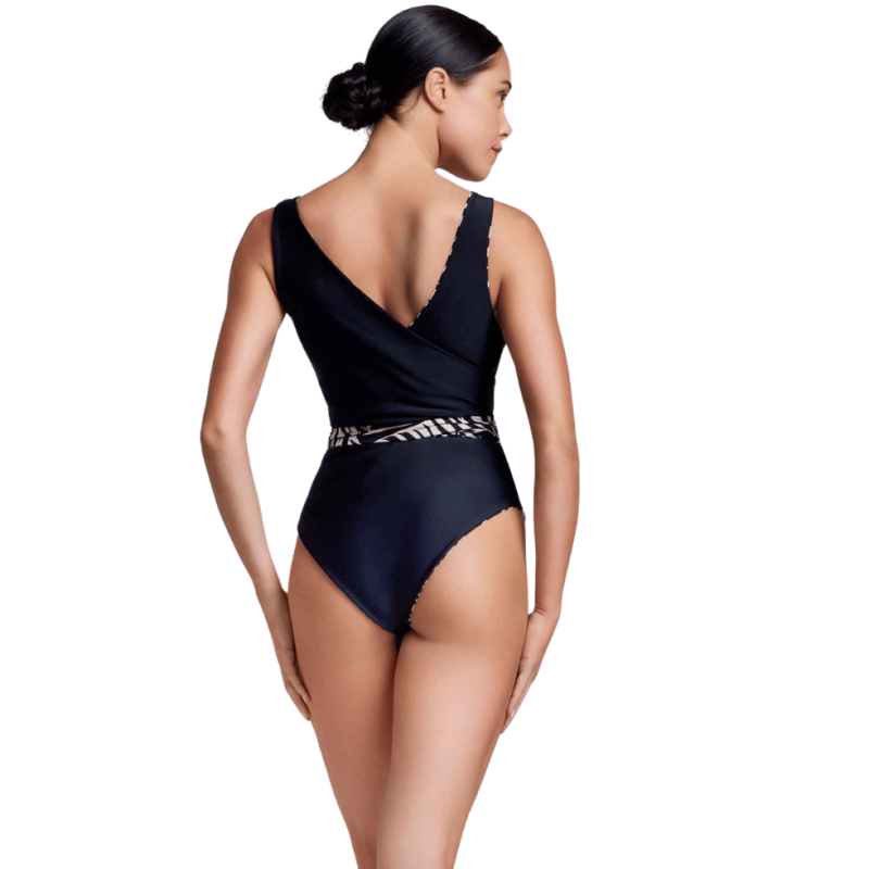 Costume Zaira nero animalier by David