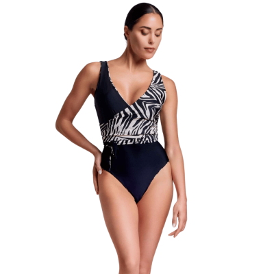 Costume Zaira nero animalier by David