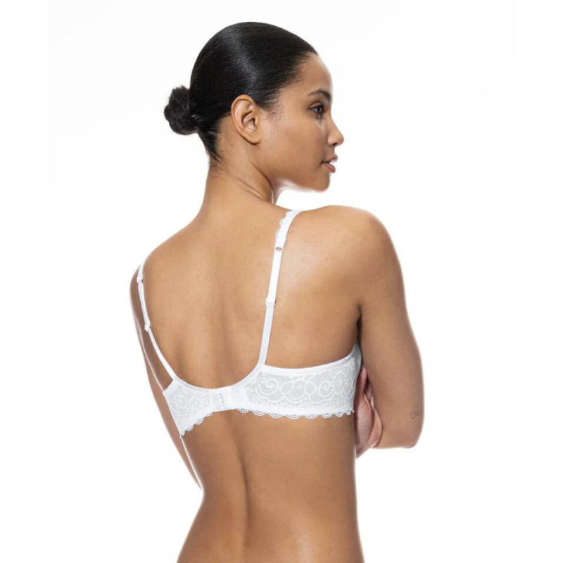 Reggiseno spacer half cup Amorous bianco