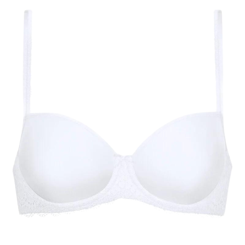 Reggiseno spacer half cup Amorous bianco