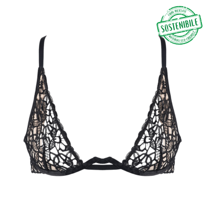 Reggiseno a triangolo iperscollato Sissi Scandale Lingerie
