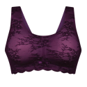 Bralette con coppe imbottite Essential Lace Anita purple