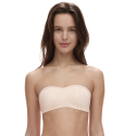 Reggiseno a fascia sfoderato Norah beige dorè Chantelle