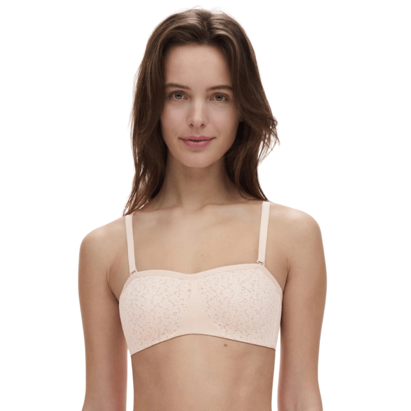 Reggiseno a fascia sfoderato Norah beige dorè Chantelle