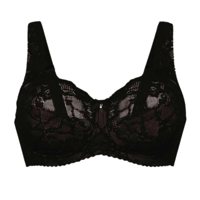 Reggiseno senza ferretto Bobette Rosa Faia nero