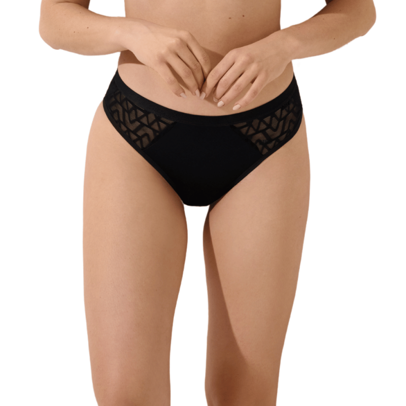 Slip vita alta Opal di Lisca nero