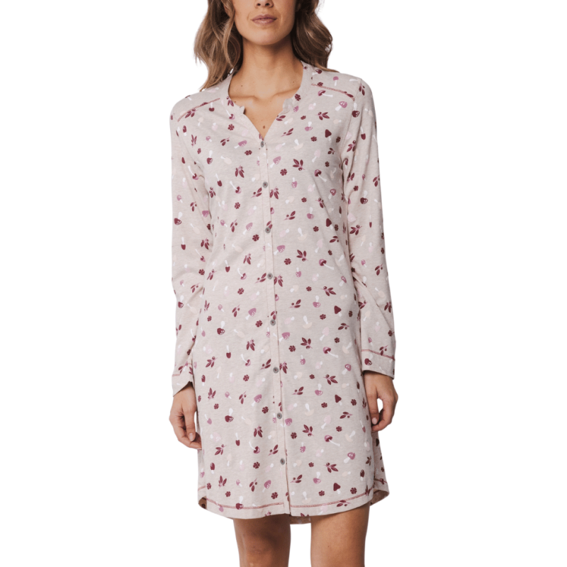 Camicia da notte stampa funghetti Rebelle