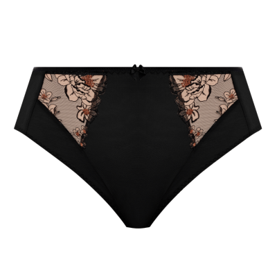 Slip Alto Teagan Elomi nero mandorla