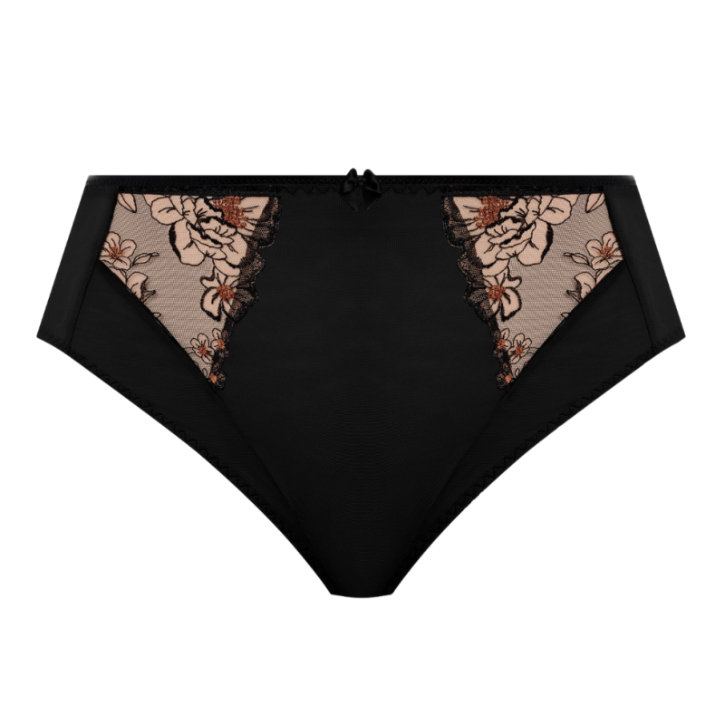 Slip Alto Teagan Elomi nero mandorla