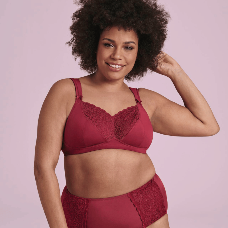 Reggiseno per protesi Havanna dark red