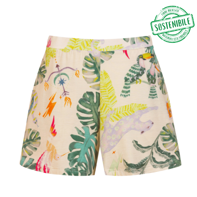 Pantalone corto in modal serie Mystic Jungle Mey