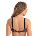 Top Bikini con ferretto smila Retro butterfly
