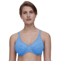 Reggiseno minimizer Norah  in pizzo floreale Chantelle Lingerie antoniette blu