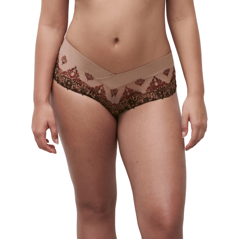 Shorts Champs-Elyseé in pizzo Chantelle feline print