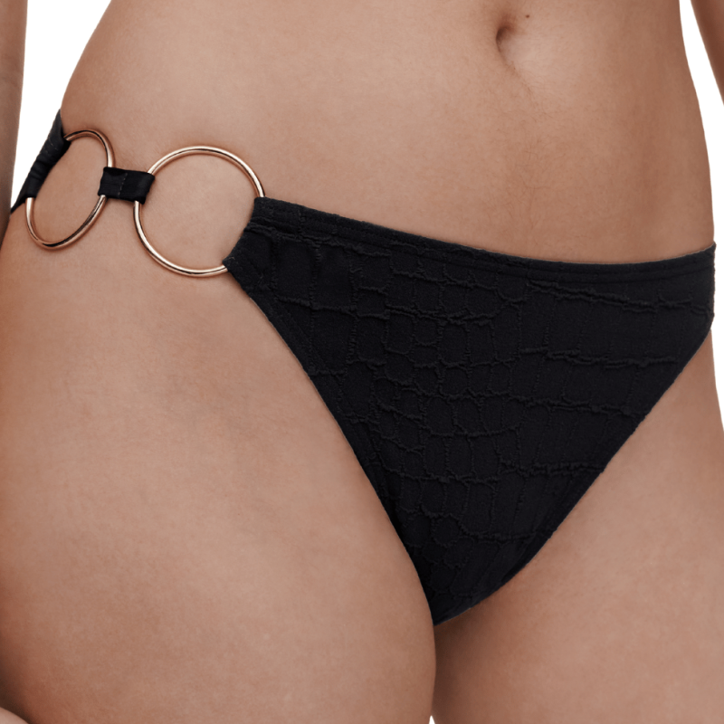 Bikini Eclipse a fascia nero di Chantelle