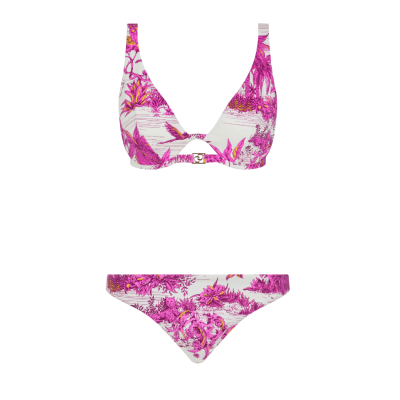Bikini due pezzi Sauvage di Chantelle white jungle