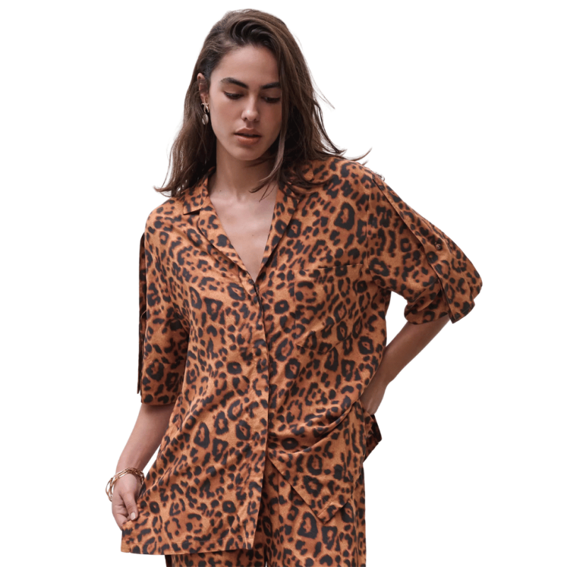 Completo due pezzi Explore di Chantelle wild leopard