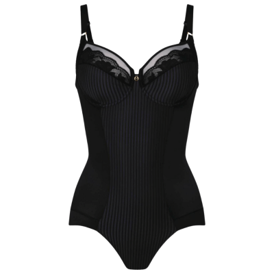 Body con ferretto Sita di Rosa Faia nero