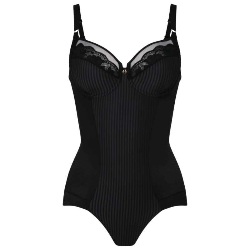 Body con ferretto Sita di Rosa Faia nero