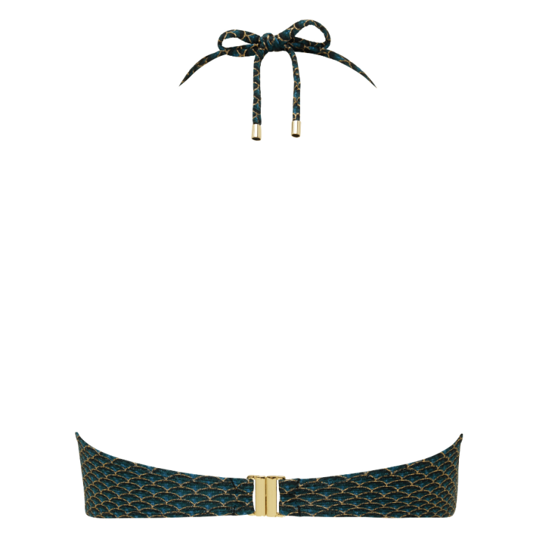 Bikini Reggiseno a fascia Lauren Annadiva Swim serie Chinese Fan