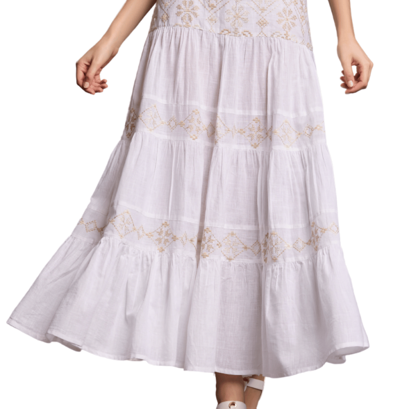 Abito bianco Pia by Iconìque