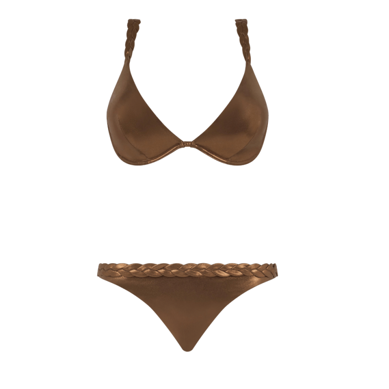 Bikini due pezzi Shaman di Chantelle shadow bronze