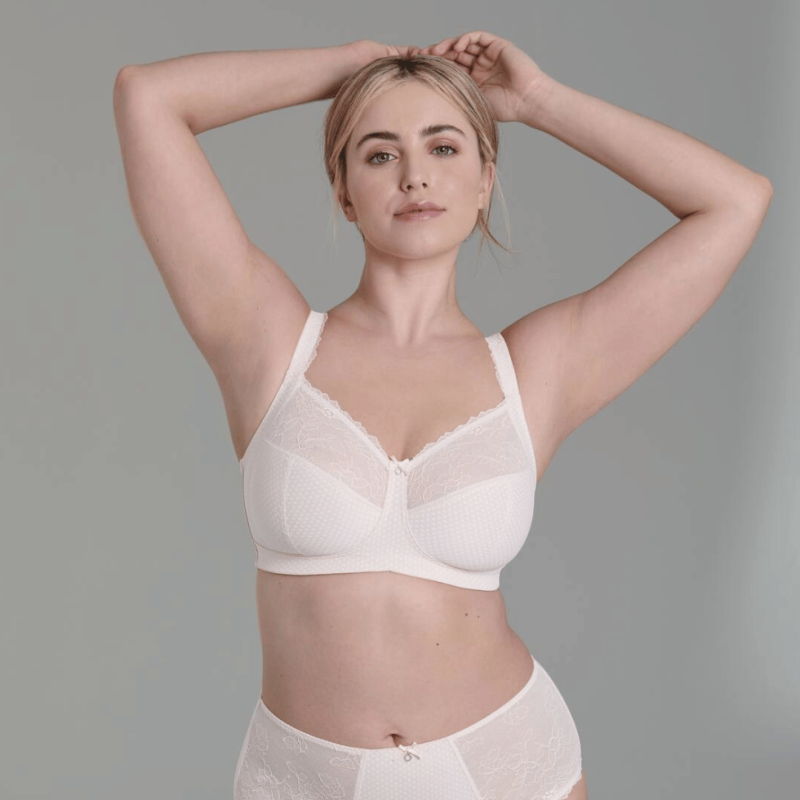 Reggiseno Eloise senza ferretto Rosa Faia con coppe fino alla G