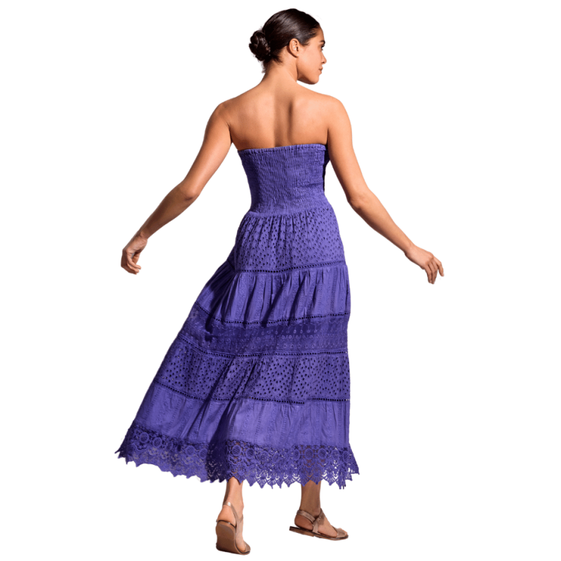 Abito Gaia viola di David