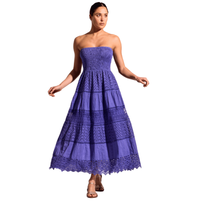 Abito Gaia viola di David