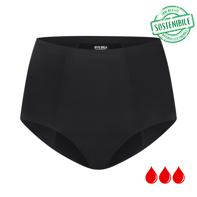 Slip da ciclo vita Alta per flusso abbondante Bye Bra