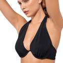 Bikini a triangolo Fabia nero Pain de Sucre