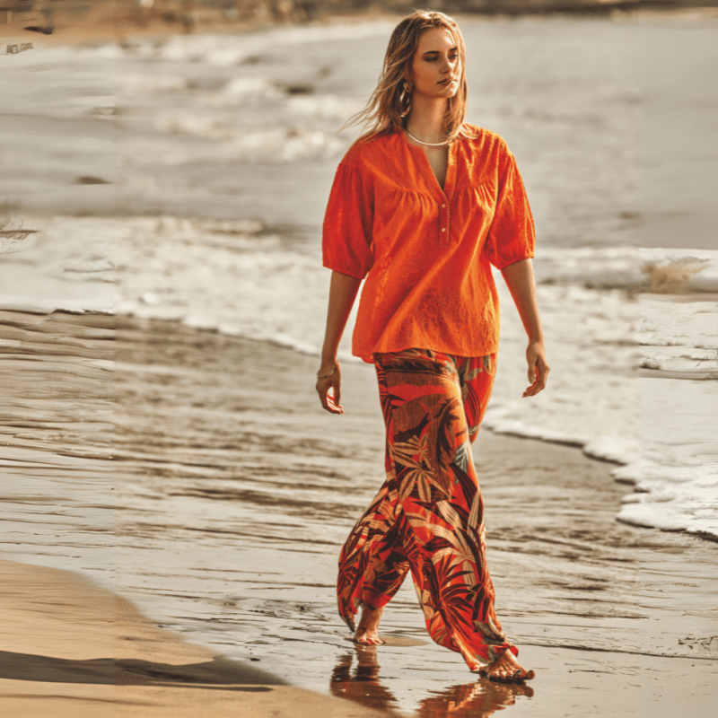 Pantalone Palazzo multicolor by David