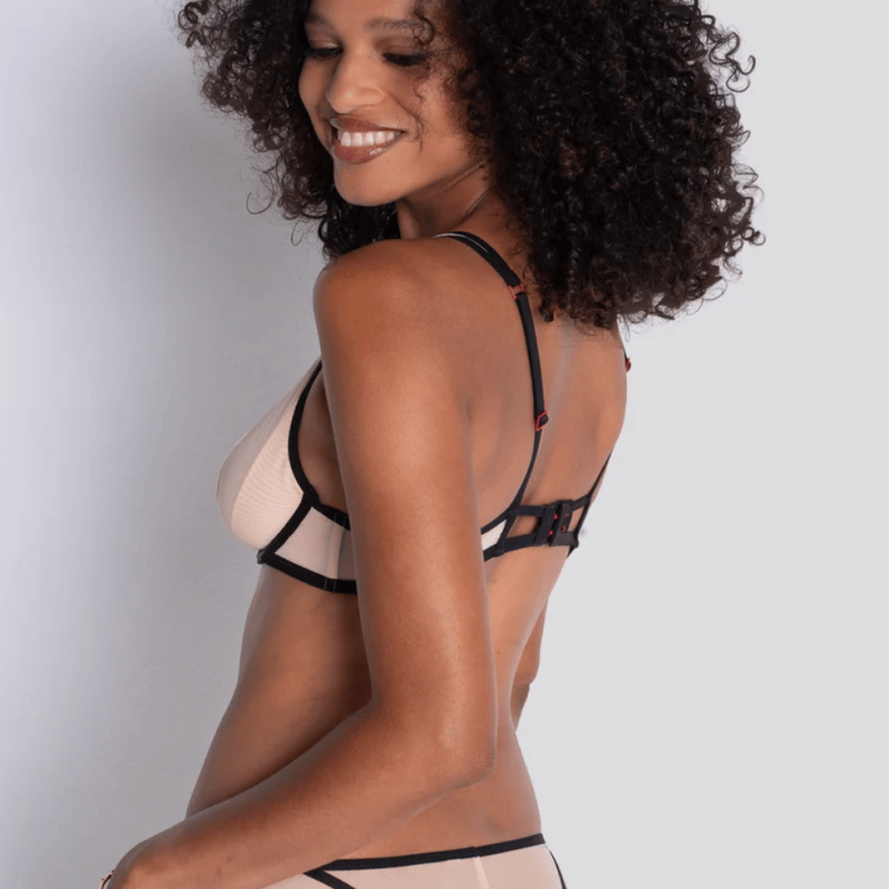 Reggiseno a triangolo scollato con ferretto Mata Hari Scandale lingerie