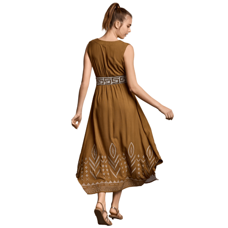 Abito lungo brown Nivea by Iconìque