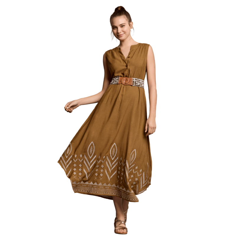 Abito lungo brown Nivea by Iconìque